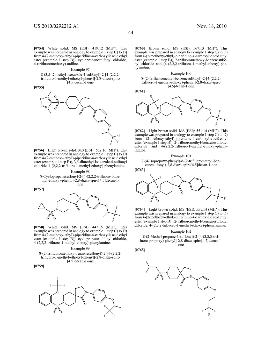 NEW AZACYCLIC DERIVATIVES - diagram, schematic, and image 45