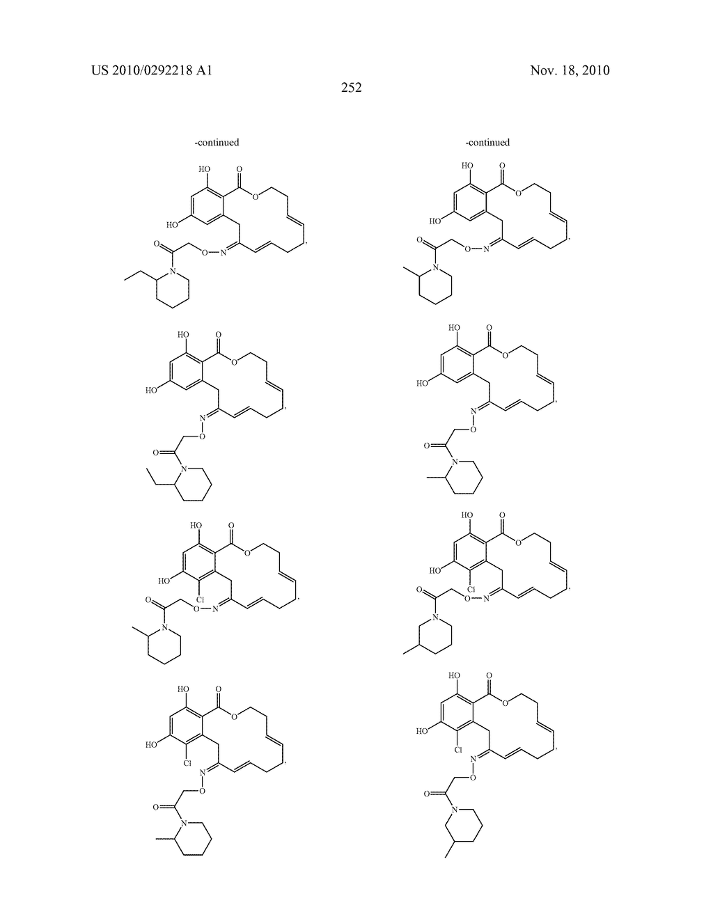 Treatment Of Neurofibromatosis With Radicicol And Its Derivatives - diagram, schematic, and image 256