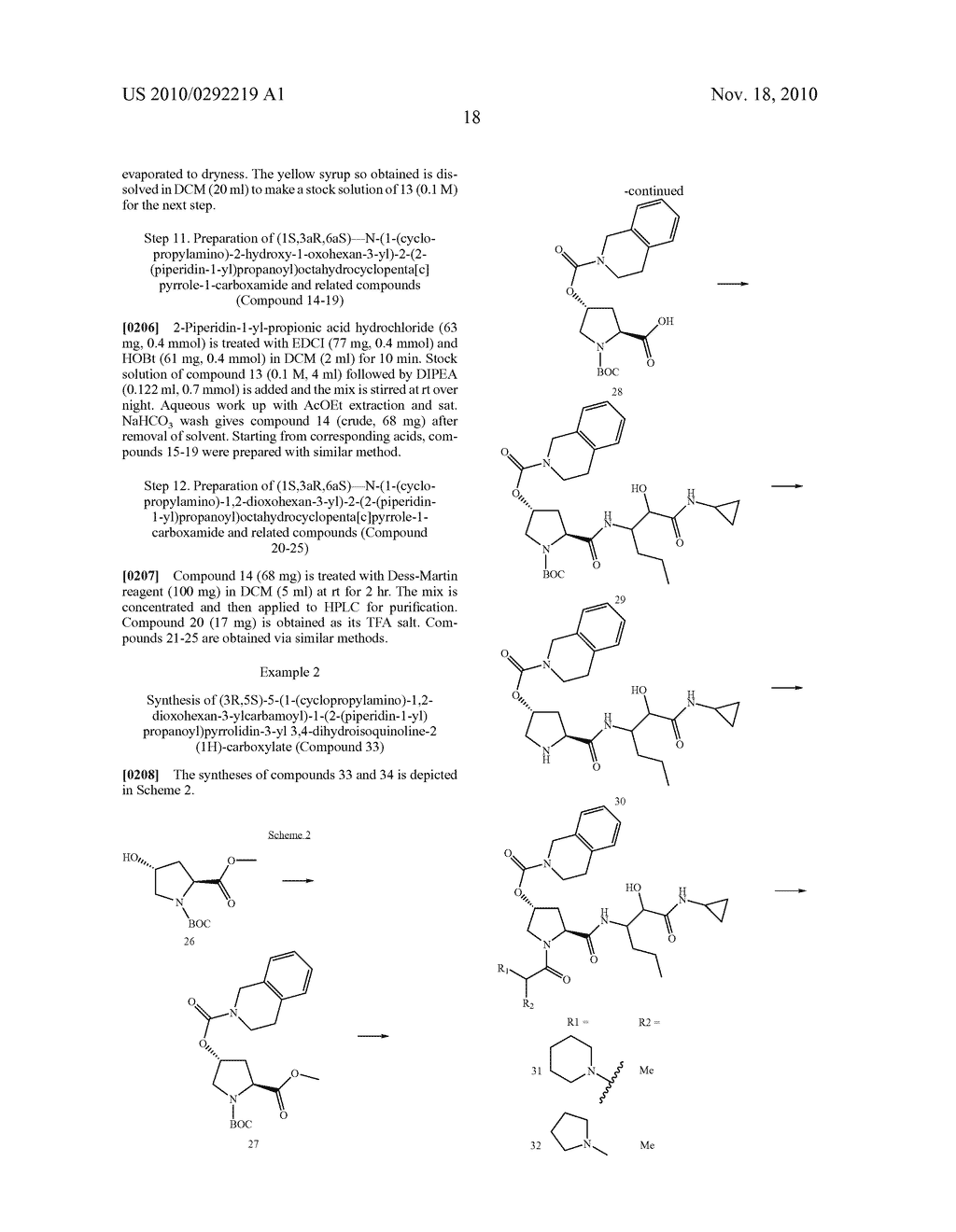 TERTIARY AMINE SUBSTITUTED PEPTIDES USEFUL AS INHIBITORS OF HCV REPLICATION - diagram, schematic, and image 19