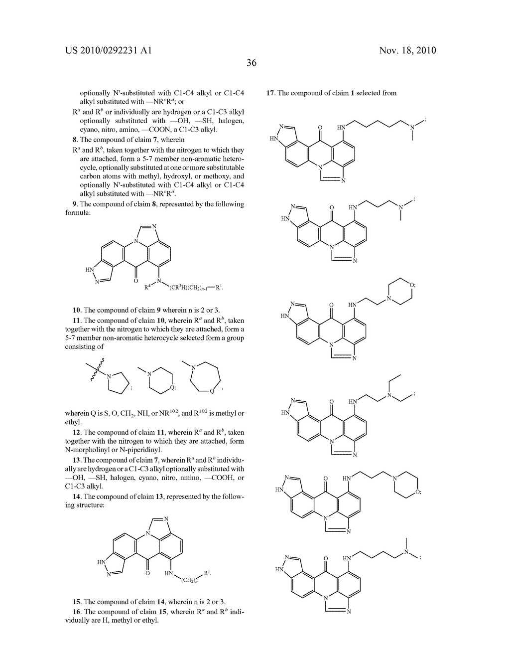 Indazole Compounds for Treating Inflammatory Disorders, Demyelinating Disorders and Cancers - diagram, schematic, and image 43