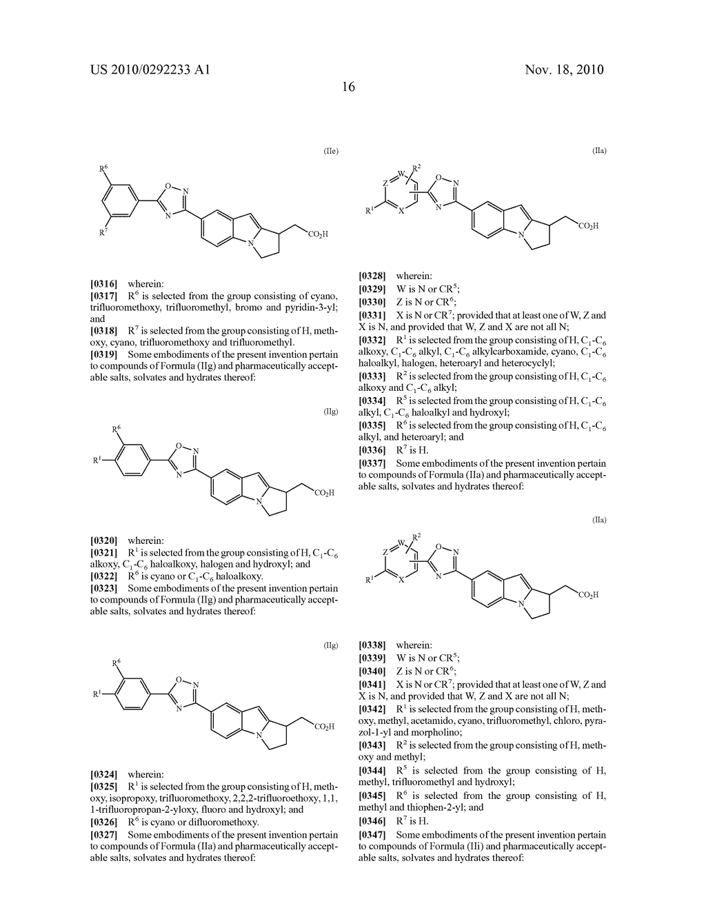 DIHYDRO-1H-PYRROLO[1,2-A]INDOL-1-YL CARBOXYLIC ACID DERIVATIVES WHICH ACT AS S1P1 AGONISTS - diagram, schematic, and image 29