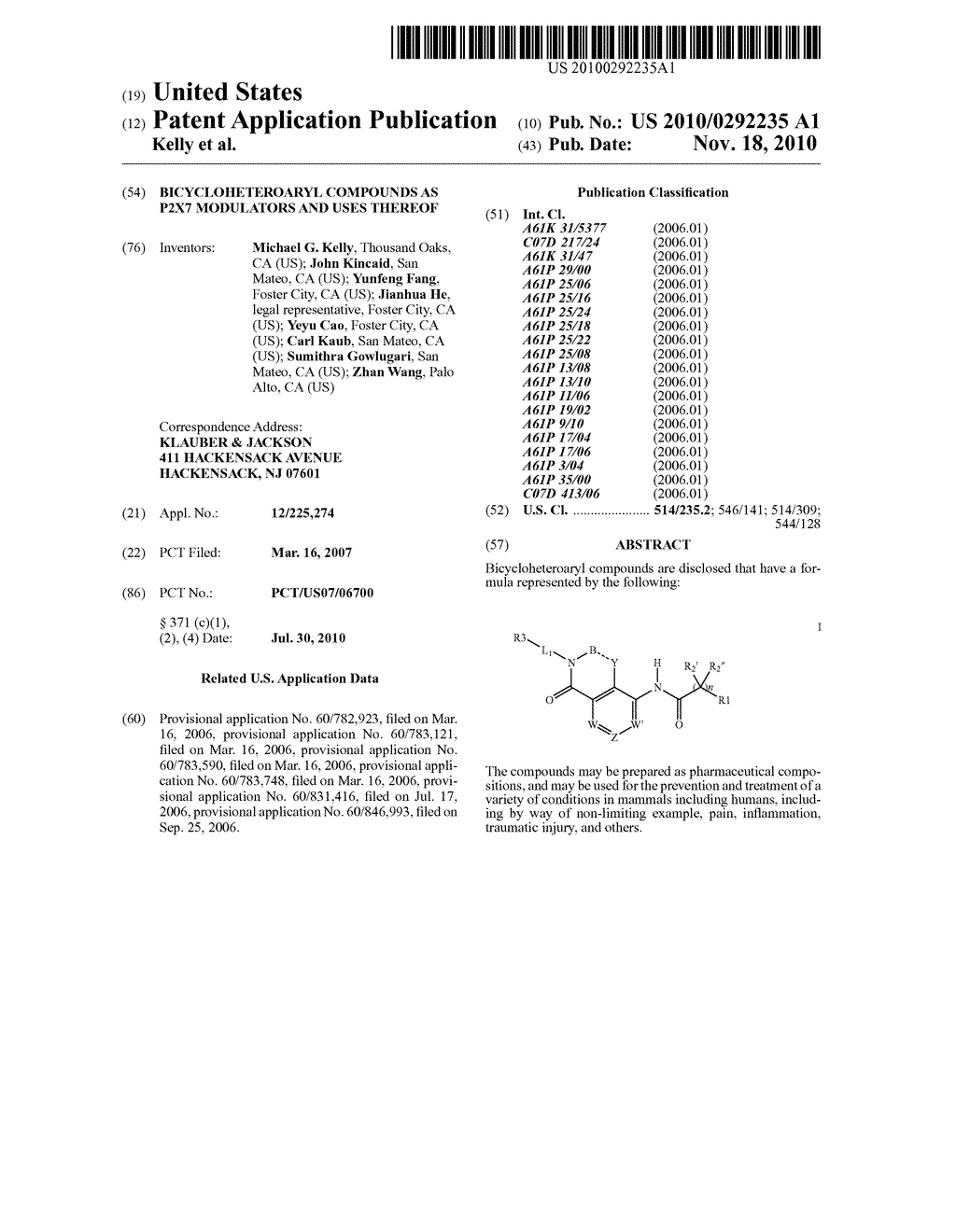 Bicycloheteroaryl Compounds as P2x7 Modulators and Uses Thereof - diagram, schematic, and image 01