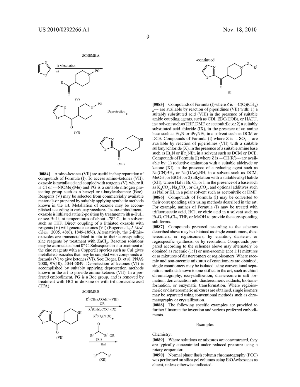 Oxazolyl Piperidine Modulators of Fatty Acid Amide Hydrolase - diagram, schematic, and image 10