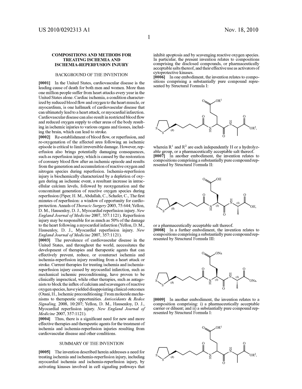 COMPOSITIONS AND METHODS FOR TREATING ISCHEMIA AND ISCHEMIA-REPERFUSION INJURY - diagram, schematic, and image 09