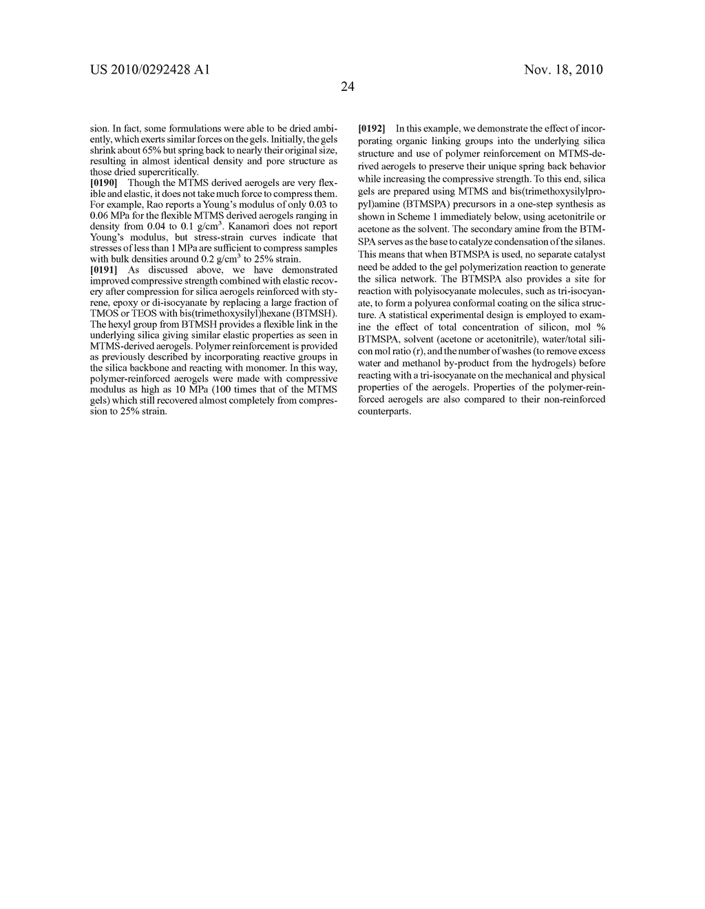 Highly Porous Ceramic Oxide Aerogels Having Improved Flexibility - diagram, schematic, and image 61