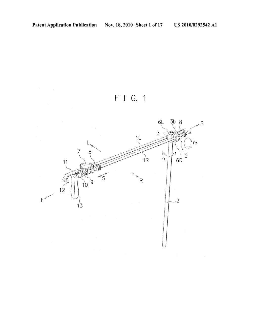 ARM STRUCTURE AND HOLDING DEVICE FOR SURGICAL INSTRUMENT - diagram, schematic, and image 02