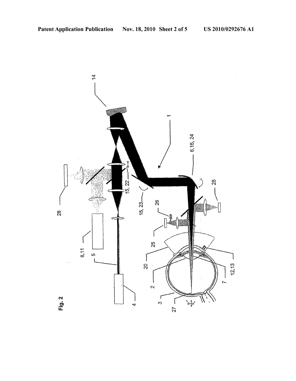 METHOD AND APPARATUS FOR NON-OR MINIMALLY DISRUPTIVE PHOTOMANIPULATION OF AN EYE - diagram, schematic, and image 03