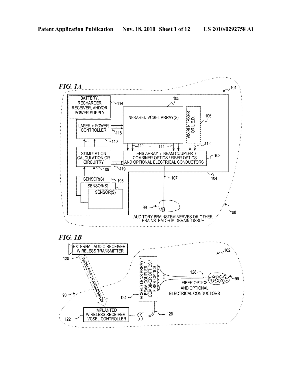 OPTICAL STIMULATION OF THE BRAINSTEM AND/OR MIDBRAIN, INCLUDING AUDITORY AREAS - diagram, schematic, and image 02