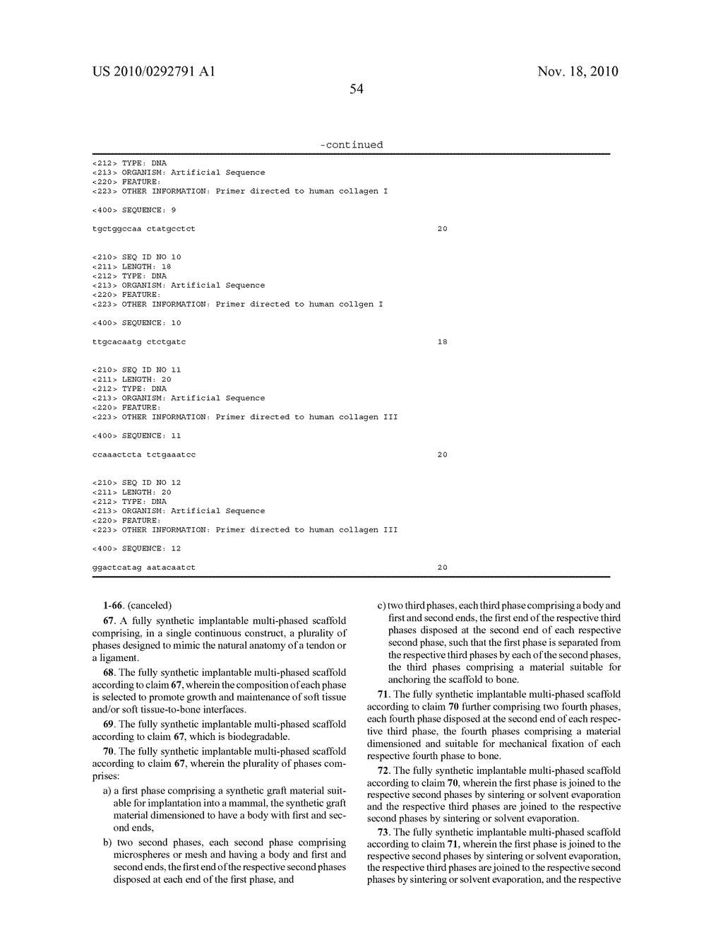 Fully synthetic implantable multi-phased scaffold - diagram, schematic, and image 157