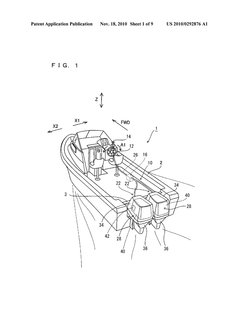 BOAT PROPELLING SYSTEM - diagram, schematic, and image 02