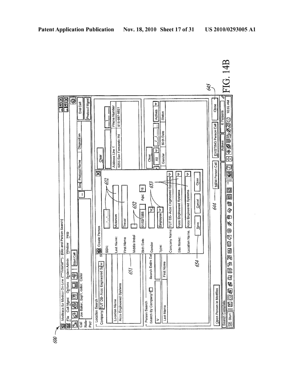 GPS-ASSISTED REFERRAL OF INJURED OR AILING EMPLOYEE DURING MEDICAL TRIAGE - diagram, schematic, and image 18