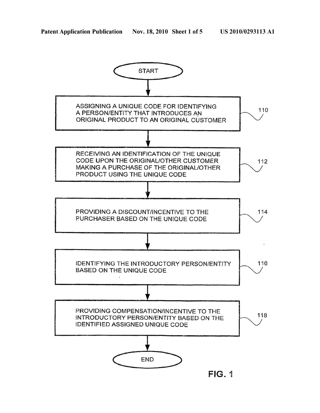 METHOD AND SYSTEM FOR TRACKING AND COMPENSATION OF DISTRIBUTORS VIA UNIQUE CODES - diagram, schematic, and image 02