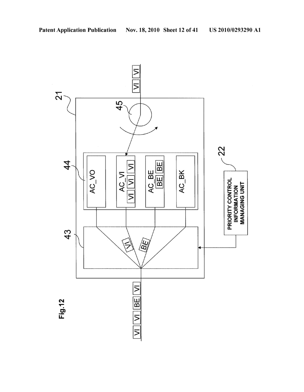 RELAY DEVICE, TERMINAL, PRIORITY COMMUNICATION CONTROL METHOD, PROGRAM, AND RECORDING MEDIUM - diagram, schematic, and image 13