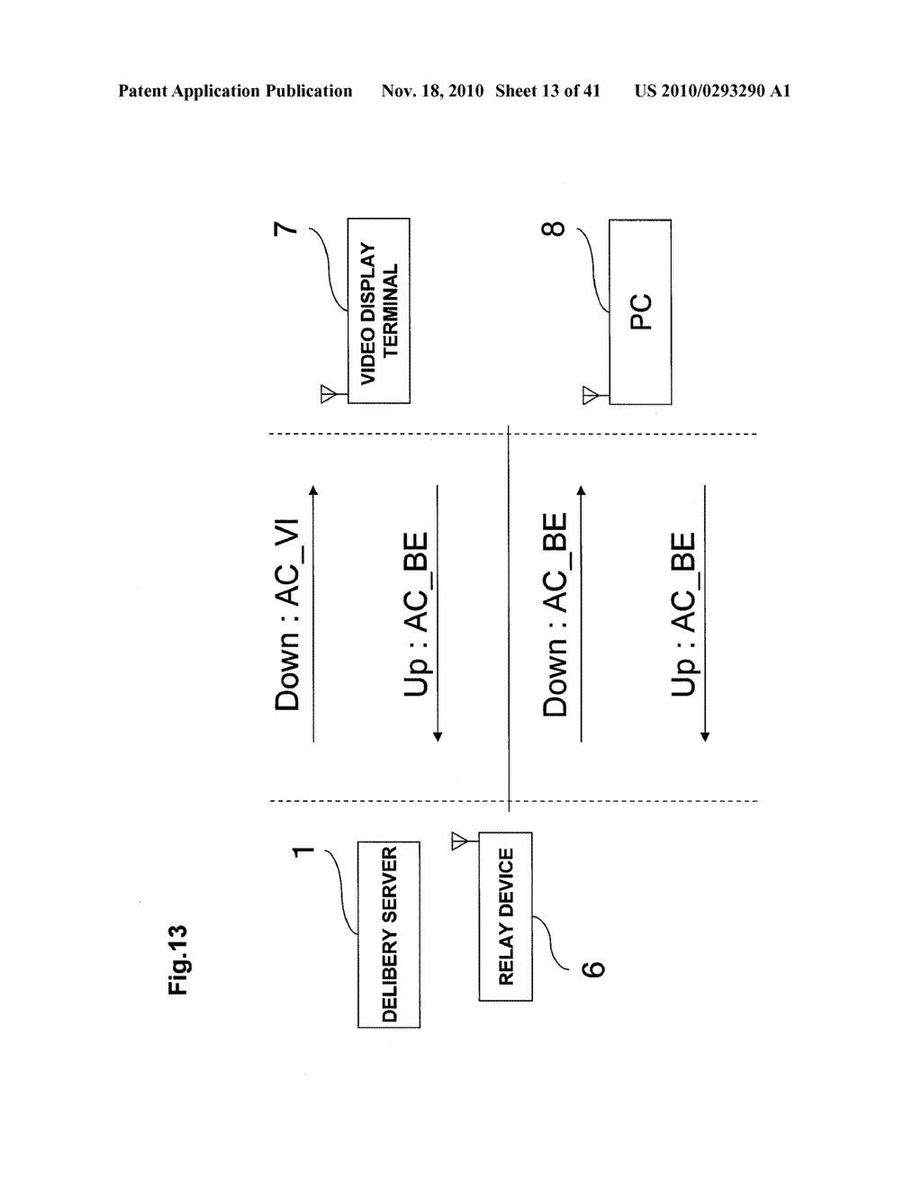 RELAY DEVICE, TERMINAL, PRIORITY COMMUNICATION CONTROL METHOD, PROGRAM, AND RECORDING MEDIUM - diagram, schematic, and image 14