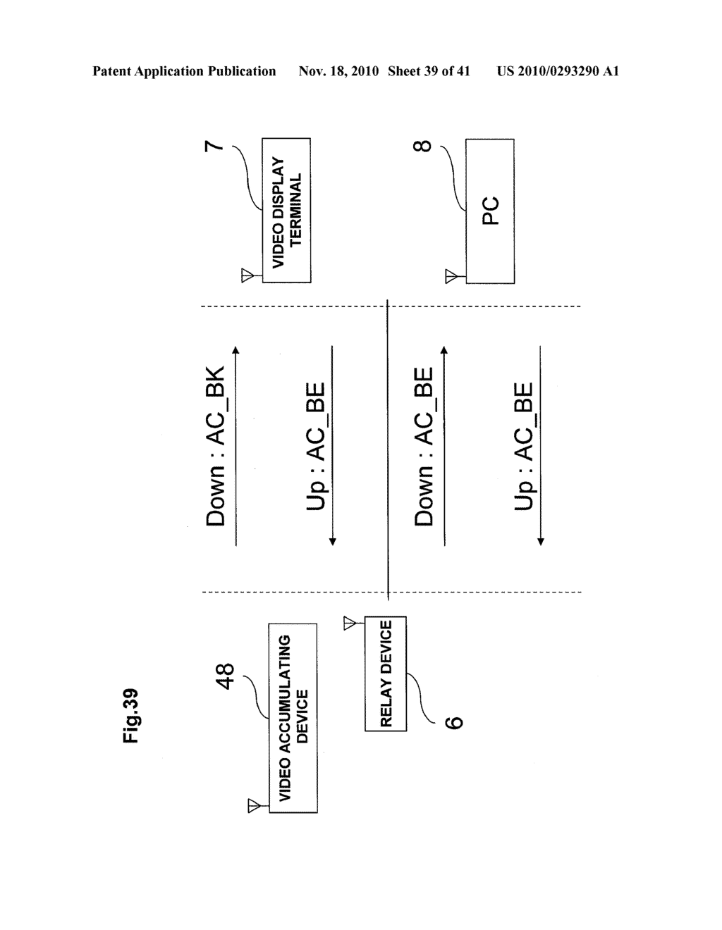 RELAY DEVICE, TERMINAL, PRIORITY COMMUNICATION CONTROL METHOD, PROGRAM, AND RECORDING MEDIUM - diagram, schematic, and image 40