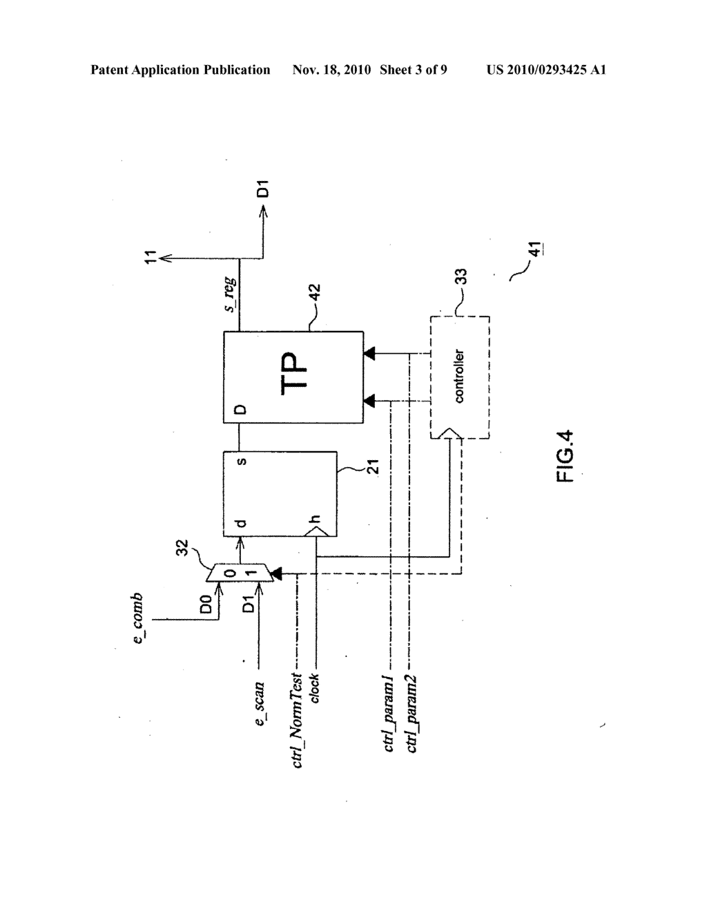 PARAMETRIC SCAN REGISTER, DIGITAL CIRCUIT AND METHOD FOR TESTING A DIGITAL CIRCUIT USING SUCH REGISTER - diagram, schematic, and image 04