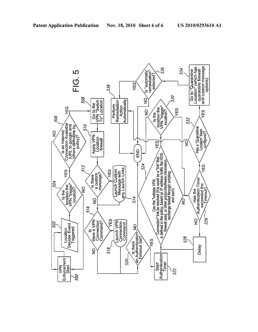 ENFORCING SECURE INTERNET CONNECTIONS FOR A MOBILE ENDPOINT COMPUTING DEVICE - diagram, schematic, and image 07