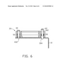 DETECTION DEVICE FOR DETECTING DISTANCE BETWEEN CENTERS OF TWO THROUGH HOLES diagram and image