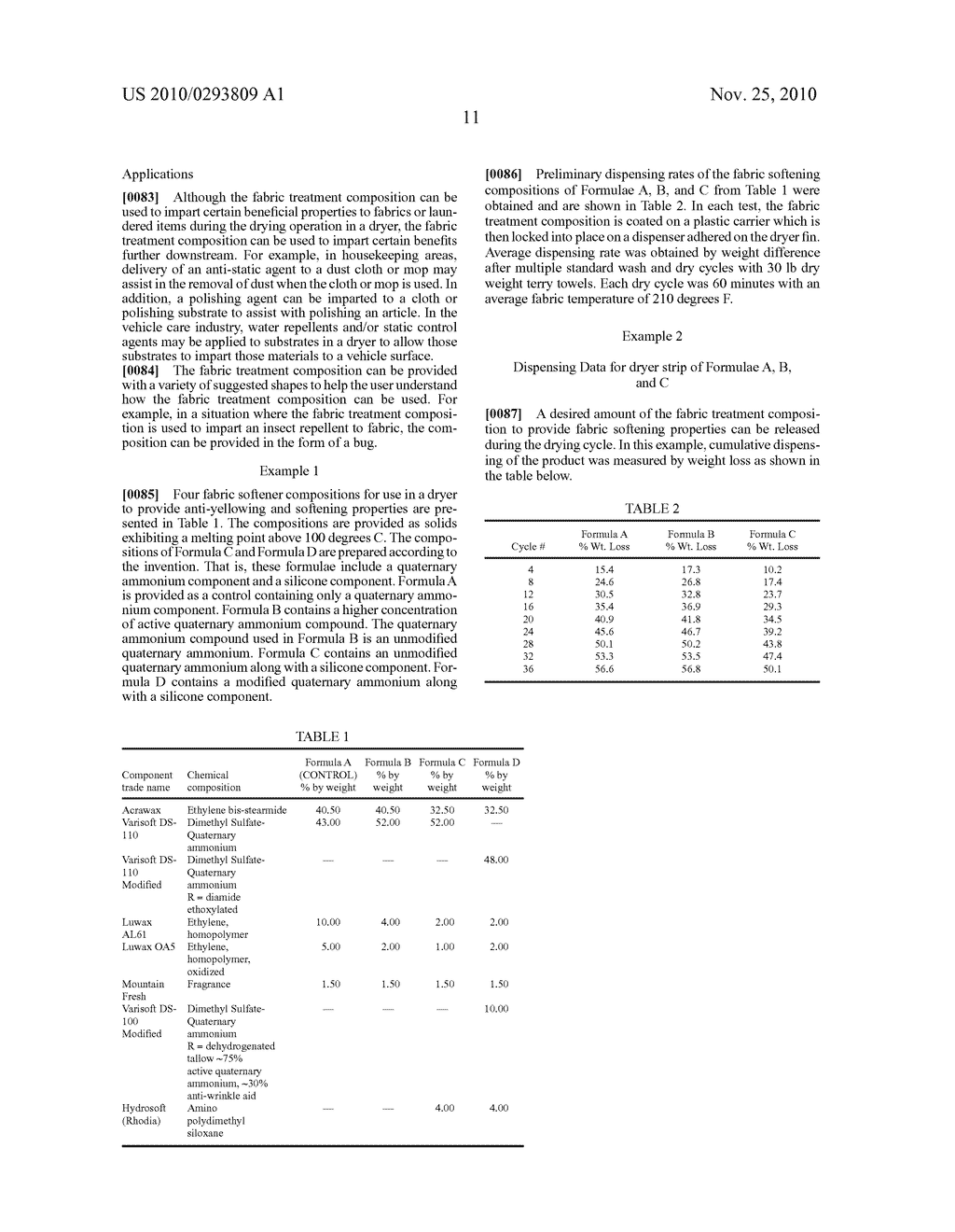 SOLID FABRIC CONDITIONING COMPOSITIONS AND TREATMENT IN A DRYER - diagram, schematic, and image 14