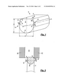 LINK MADE FROM A D-PROFILE STEEL LENGTH FOR USE IN A HOIST CHAIN diagram and image