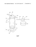 COMPACT RAPID CHILLING DEVICE AND COMPACT METHOD OF RAPIDLY CHILLING CONTAINED LIQUIDS diagram and image