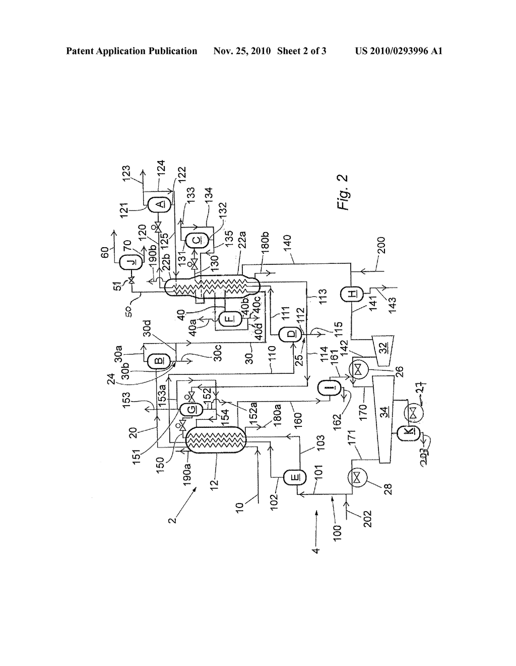 METHOD AND APPARATUS FOR LIQUEFYING A HYDROCARBON STREAM AND FLOATING VESSEL OR OFFSHORE PLATFORM COMPRISING THE SAME - diagram, schematic, and image 03