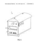 LOCKING MECHANISM FOR MAILBOXES diagram and image