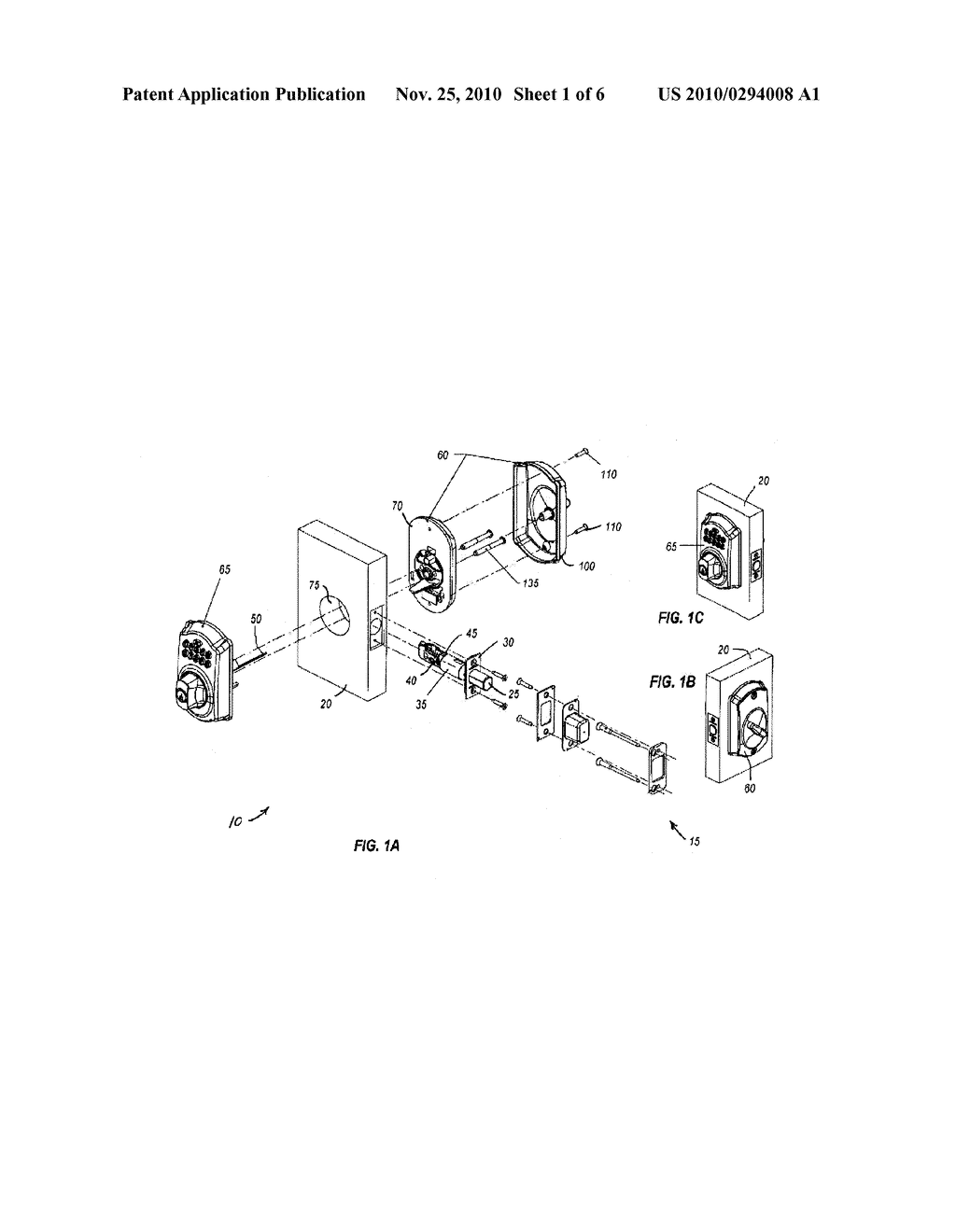 MOTOR DRIVE MECHANISM FOR AN ELECTRONIC DEADBOLT LOCK - diagram, schematic, and image 02
