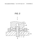 Core metal and injection gear, and process for manufacturing core metal diagram and image