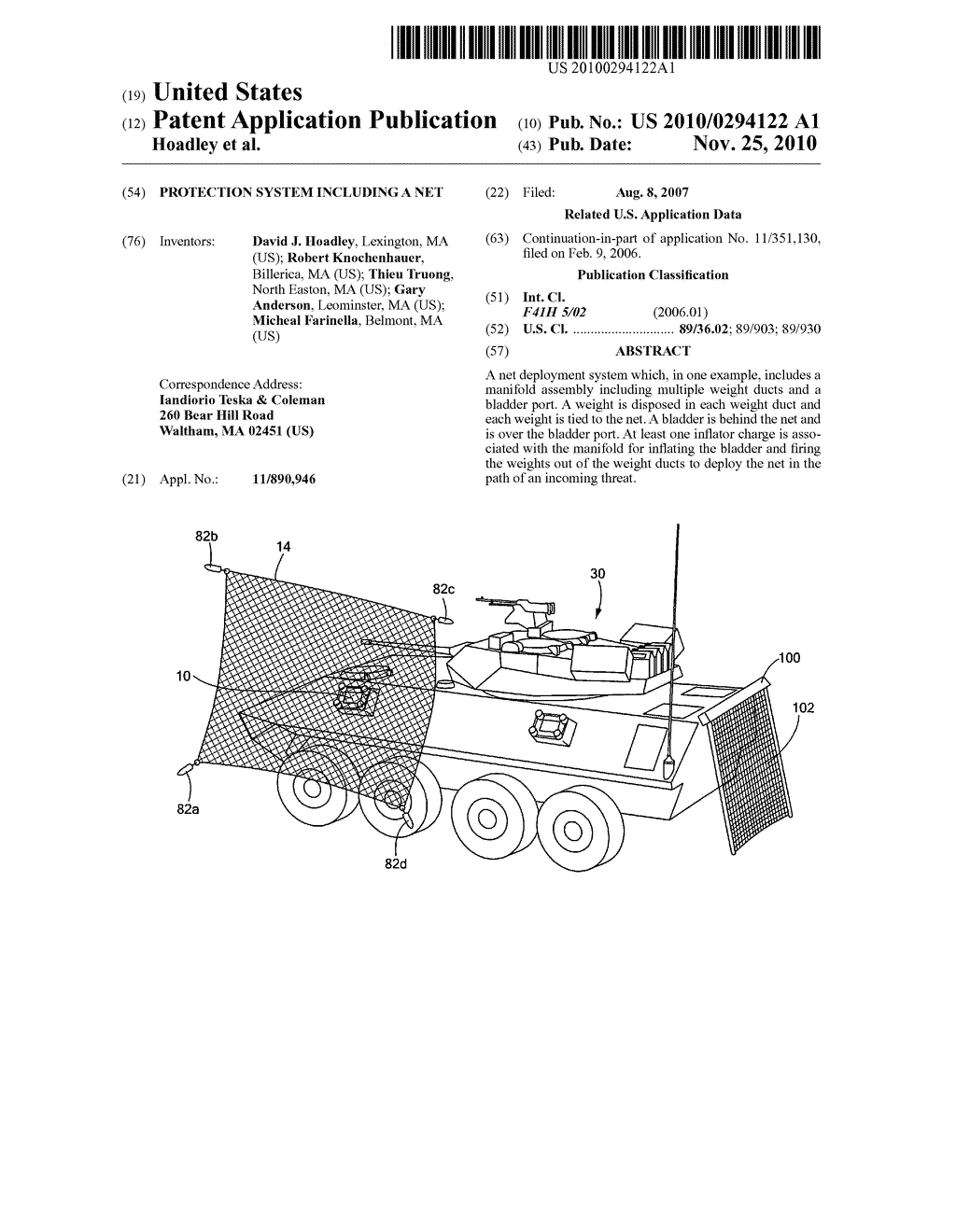 PROTECTION SYSTEM INCLUDING A NET - diagram, schematic, and image 01