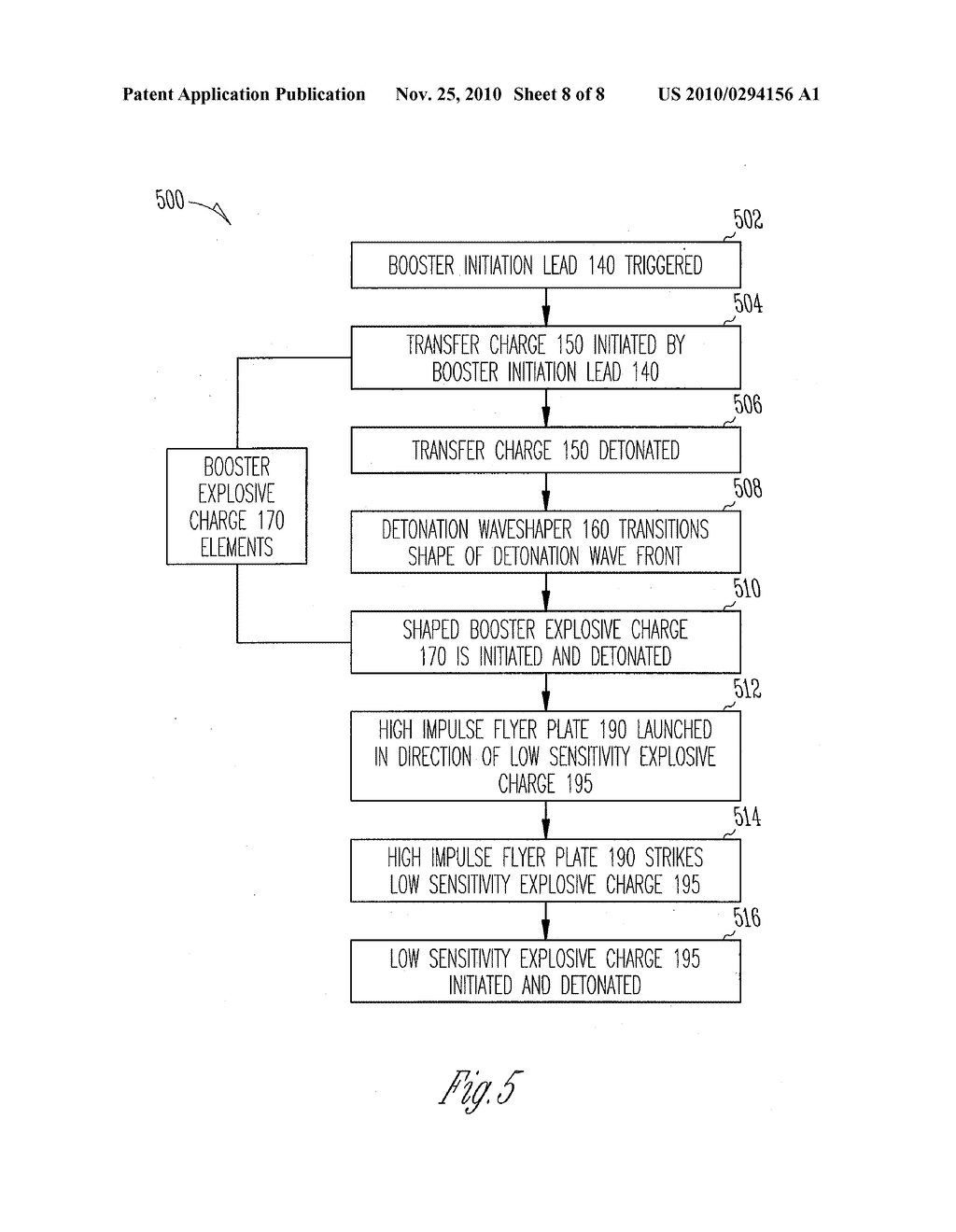 METHODS AND APPARATUS FOR HIGH-IMPULSE FUZE BOOSTER FOR INSENSITIVE MUNITIONS - diagram, schematic, and image 09