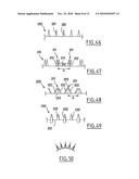 DEVICE FOR COMBING AND/OR BRUSHING EYELASHES AND/OR EYEBROWS, AND/OR FOR APPLYING MAKEUP THERETO diagram and image