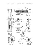 DEVICE FOR COMBING AND/OR BRUSHING EYELASHES AND/OR EYEBROWS, AND/OR FOR APPLYING MAKEUP THERETO diagram and image