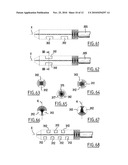 DEVICE FOR COMBING AND/OR BRUSHING EYELASHES AND/OR EYEBROWS, AND/OR FOR APPLYING MAKEUP THERETO diagram and image