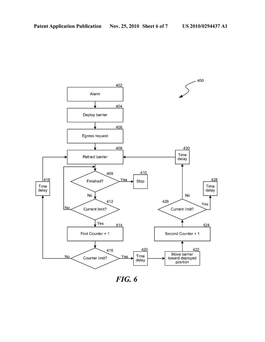 BARRIER SYSTEMS WITH PROGRAMMABLE ACCELERATION PROFILE AND AUTO-RETRIES FOR PRESSURED EGRESS - diagram, schematic, and image 07