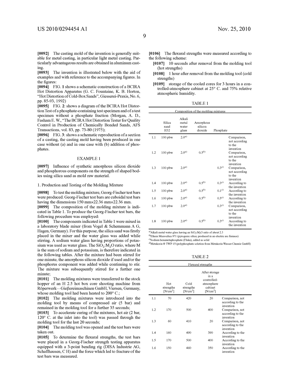 MOULDING MATERIAL MIXTURE CONTAINING PHOSPHORUS FOR PRODUCING CASTING MOULDS FOR MACHINING METAL - diagram, schematic, and image 13