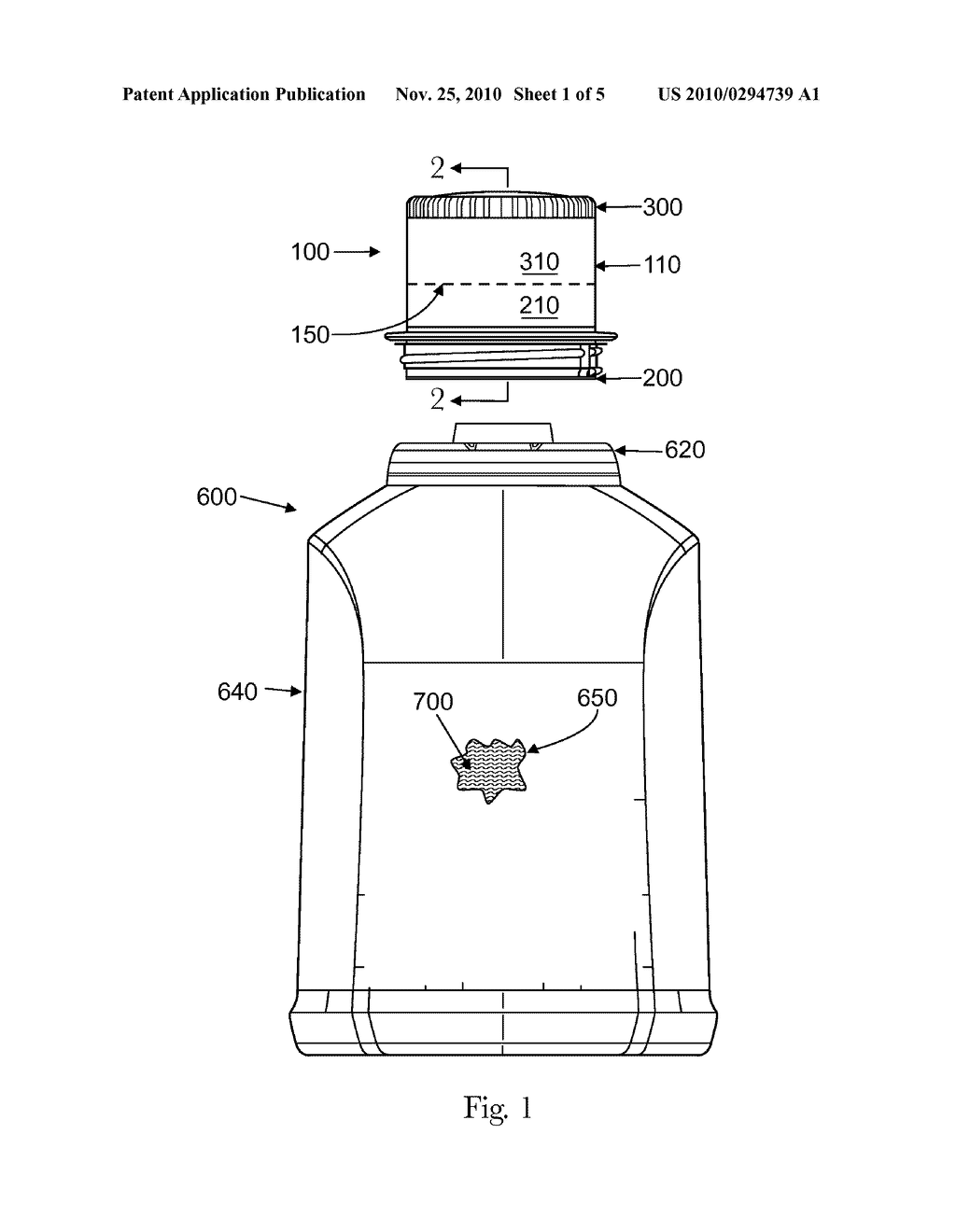 Multi Compartment Container Cap - diagram, schematic, and image 02