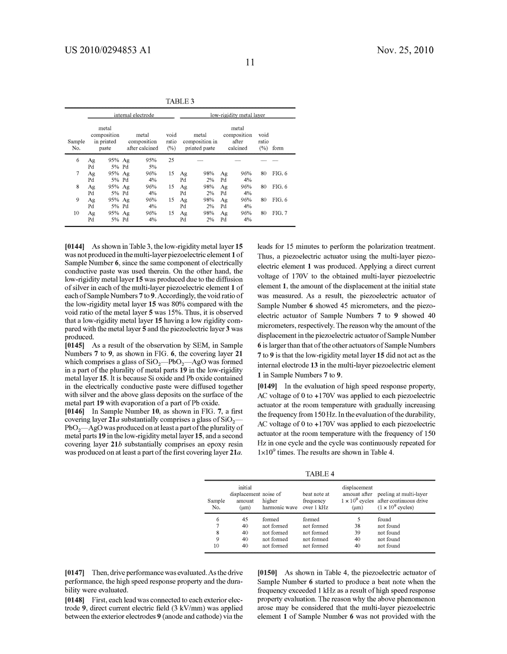 Multi-Layer Piezoelectric Element, Ejection Device Having the Element, and Fuel Ejection System - diagram, schematic, and image 21