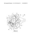 Winding device and method for tearing off web material by planetary-roller diagram and image