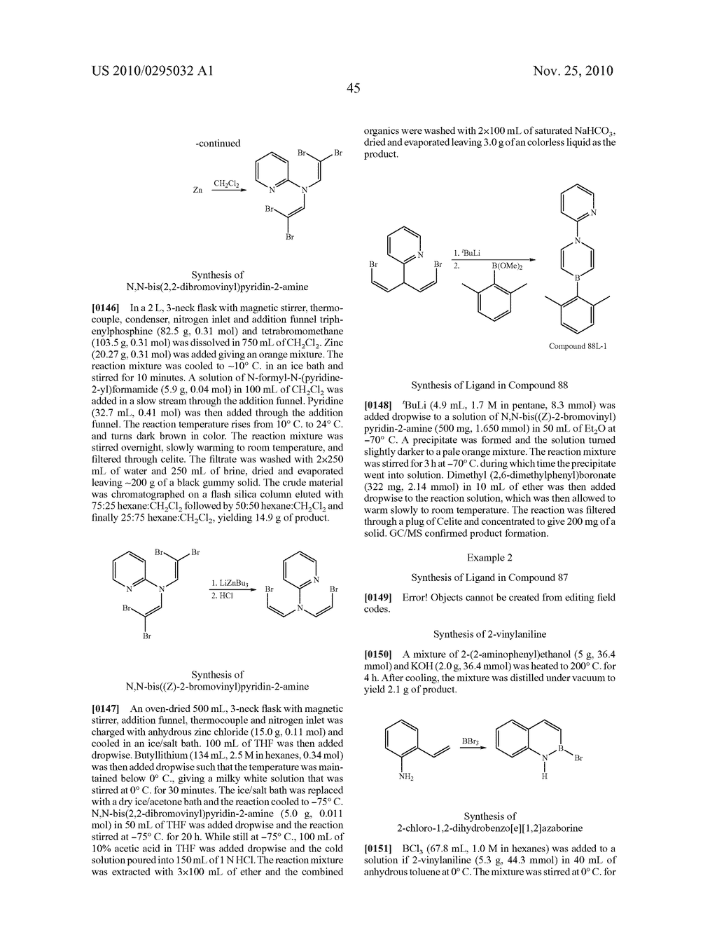 METAL COMPLEXES WITH BORON-NITROGEN HETEROCYCLE CONTAINING LIGANDS - diagram, schematic, and image 50