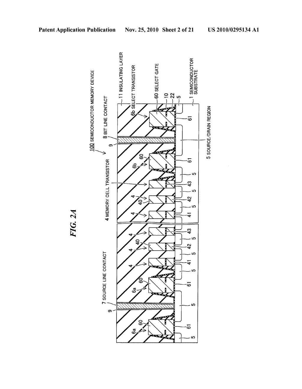 SEMICONDUCTOR MEMORY DEVICE AND METHOD OF FABRICATING THE SAME - diagram, schematic, and image 03
