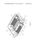 Paper stopper mechanism for paper-feeding apparatus diagram and image