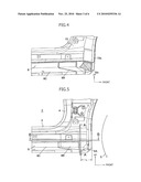 LOWER STRUCTURE OF VEHICLE FRONT PILLARS diagram and image