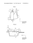 LOWER STRUCTURE OF VEHICLE FRONT PILLARS diagram and image