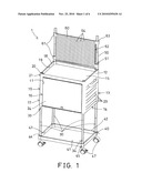 Tool organizing device diagram and image