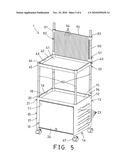 Tool organizing device diagram and image