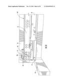 Inset Undermounted Bracket for Drawer and Tray Slides in Cabinetry diagram and image