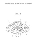 UNIVERSAL TEST SOCKET AND SEMICONDUCTOR PACKAGE TESTING APPARATUS USING THE SAME diagram and image