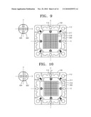 UNIVERSAL TEST SOCKET AND SEMICONDUCTOR PACKAGE TESTING APPARATUS USING THE SAME diagram and image