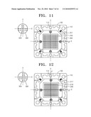 UNIVERSAL TEST SOCKET AND SEMICONDUCTOR PACKAGE TESTING APPARATUS USING THE SAME diagram and image